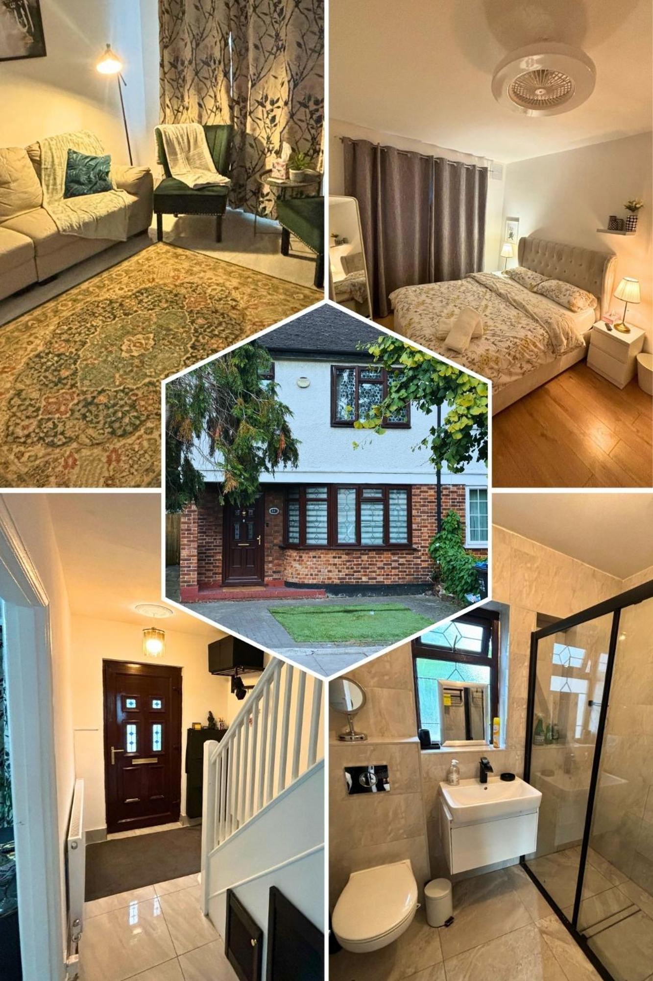 Charming And Cosy London Home, Garden, Parking & Family Fun Mitcham Dış mekan fotoğraf